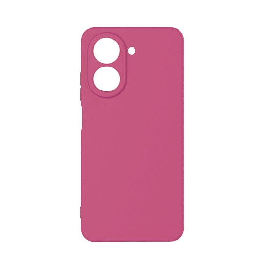Capa de Silicone com Moldura de Câmera para Xiaomi Redmi A5 Rosa