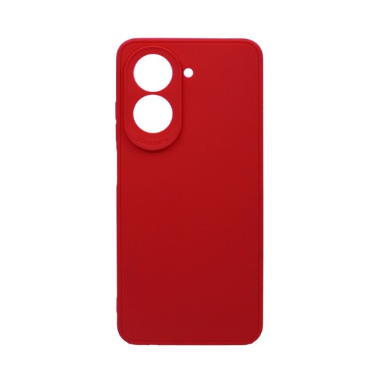 Capa de Silicone Macio com Moldura de Câmera para Xiaomi Redmi A5 Vermelho