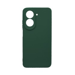 Funda de Silicona Suave con Marco de Cámara para Xiaomi Redmi A5 Verde Oscuro Funda de Silicona Suave con Marco de Cámara para Xiaomi Redmi A5 Verde Oscuro