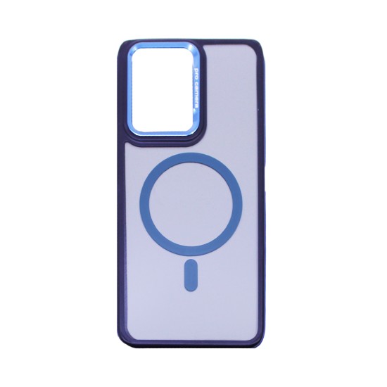 Capa Duro Designer Magnética para Oppo Reno13 F Azul Céu Capa Duro Designer Magnética para Oppo Reno13 F Azul Céu