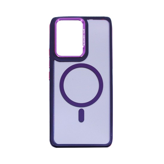 Capa Duro Designer Magnética para Oppo Reno13 F Roxo Capa Duro Designer Magnética para Oppo Reno13 F Roxo
