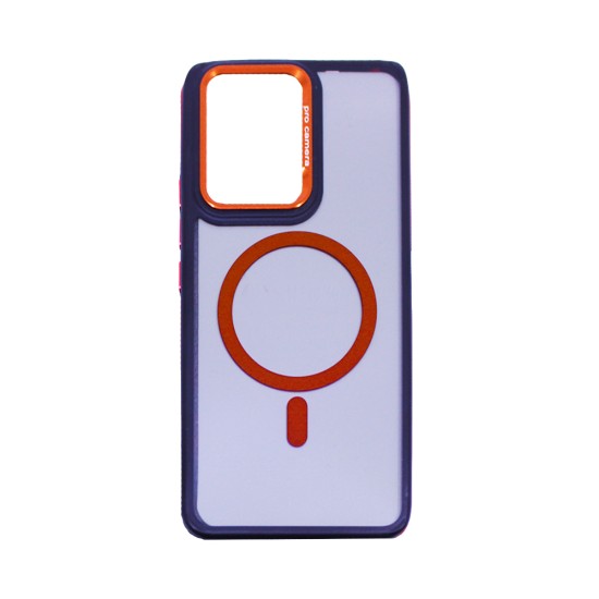 Capa Duro Designer Magnética para Oppo Reno13 F Laranja Capa Duro Designer Magnética para Oppo Reno13 F Laranja