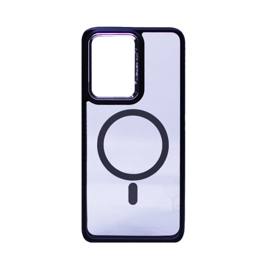 Capa Duro Designer Magnética para Oppo Reno13 F Cinza Capa Duro Designer Magnética para Oppo Reno13 F Cinza