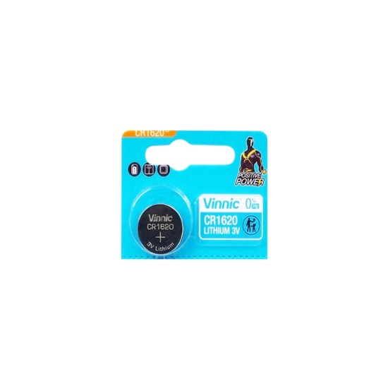 Pila de botón Vinnic CR1620 80mAh Pila de botón Vinnic CR1620 80mAh