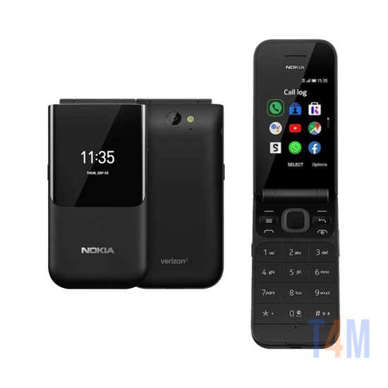 Teléfono Nokia 2720 Flip TA-1170 2,8" Dual Sim Negro