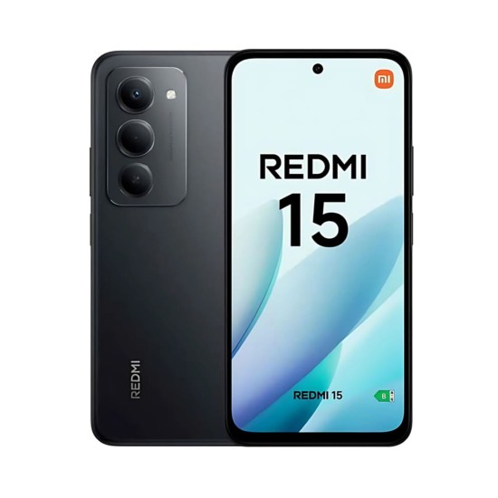 Smartphone Xiaomi Redmi 15 4G 4GB/256GB 6,9" Dual SIM Preto Meia Noite