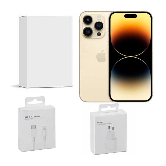 Apple iPhone 14 Pro 256GB Recondicionado Grau A+ 6,1" Dourado Apple iPhone 14 Pro 256GB Recondicionado Grau A+ 6,1" Dourado