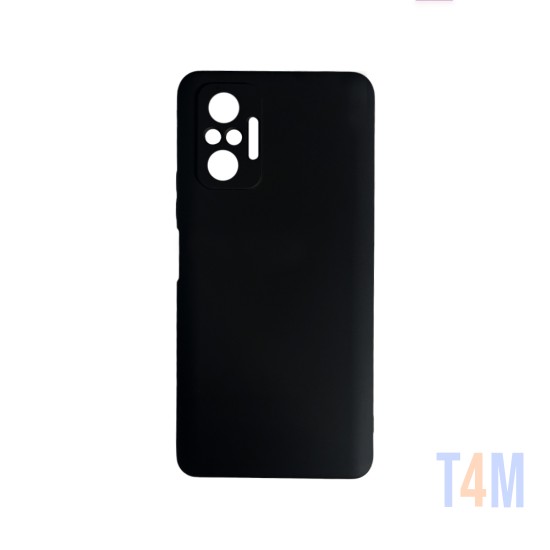 Funda de Silicona con Marco de Cámara para Xiaomi Redmi Note 10 Pro Negro