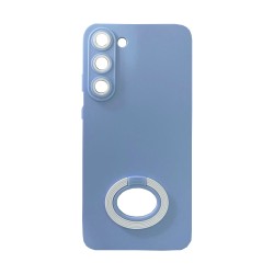 Silicone Case with Support Ring for Samsung Galaxy S23 Plus Sky Blue Silicone Case with Support Ring for Samsung Galaxy S23 Plus Sky Blue