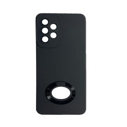 Silicone Case with Support Ring for Samsung Galaxy A23 5g Black Silicone Case with Support Ring for Samsung Galaxy A23 5g Black