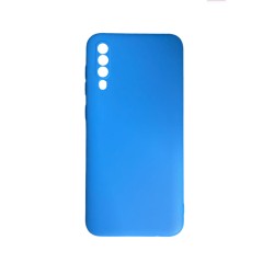 Silicone Case with Camera Shield for Samsung Galaxy A50 Blue Silicone Case with Camera Shield for Samsung Galaxy A50 Blue