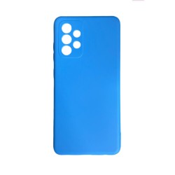 Silicone Case with Camera Shield for Samsung Galaxy A52 4g Blue Silicone Case with Camera Shield for Samsung Galaxy A52 4g Blue