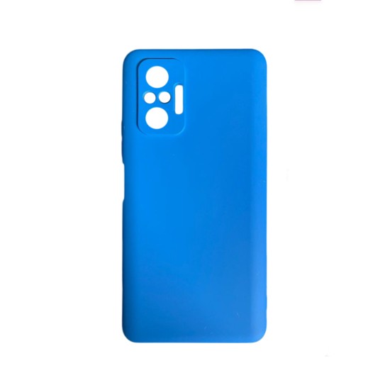 Capa de Silicone com Moldura de Câmera para Xiaomi Redmi Note 10 Pro Azul Capa de Silicone com Moldura de Câmera para Xiaomi Redmi Note 10 Pro Azul