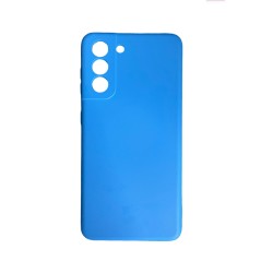 Silicone Case with Camera Shield for Samsung Galaxy S21 Blue Silicone Case with Camera Shield for Samsung Galaxy S21 Blue