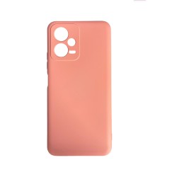 Silicone Case with Camera Shield for Xiaomi Redmi Note 12 5g/Poco X5 Pink Silicone Case with Camera Shield for Xiaomi Redmi Note 12 5g/Poco X5 Pink