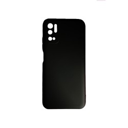 Silicone Case with Camera Shield for Xiaomi Redmi Note 10 5g Black Silicone Case with Camera Shield for Xiaomi Redmi Note 10 5g Black