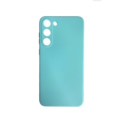 Silicone Case with Camera Shield for Samsung Galaxy S23 Green Silicone Case with Camera Shield for Samsung Galaxy S23 Green