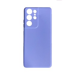 Silicone Case with Camera Shield for Samsung Galaxy S21 Ultra Purple Silicone Case with Camera Shield for Samsung Galaxy S21 Ultra Purple