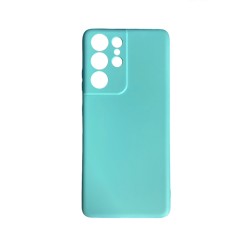 Silicone Case with Camera Shield for Samsung Galaxy S21 Ultra Green Silicone Case with Camera Shield for Samsung Galaxy S21 Ultra Green
