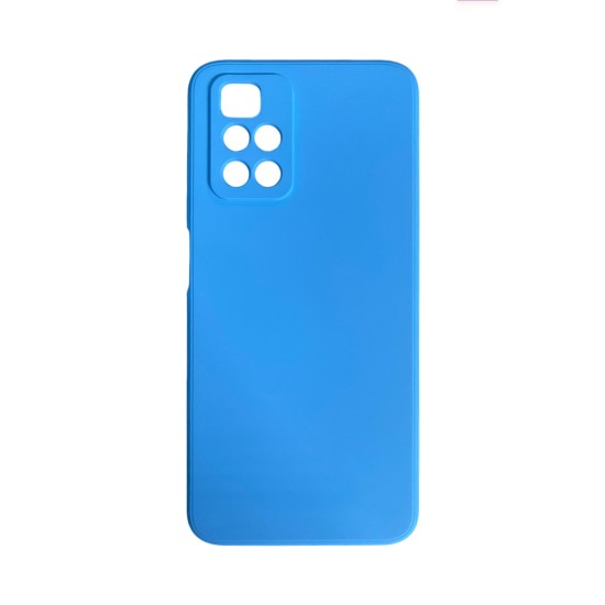 Capa de Silicone com Moldura de Câmera para Xiaomi Redmi 10 Azul Capa de Silicone com Moldura de Câmera para Xiaomi Redmi 10 Azul