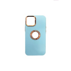 Capa de Silicone para Apple iPhone 12/12 Pro Céu Azul Capa de Silicone para Apple iPhone 12/12 Pro Céu Azul