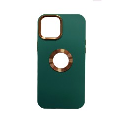 Capa de Silicone para Apple iPhone 12 Pro Max Verde Capa de Silicone para Apple iPhone 12 Pro Max Verde