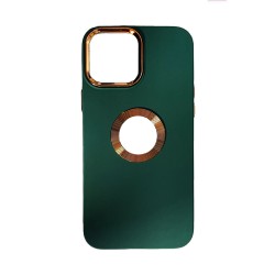 Capa de Silicone para Apple iPhone 13 Pro Max Verde Capa de Silicone para Apple iPhone 13 Pro Max Verde