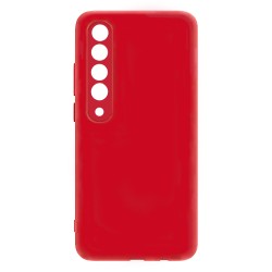 Capa de Silicone para Xiaomi Mi 10 Vermelho Capa de Silicone para Xiaomi Mi 10 Vermelho