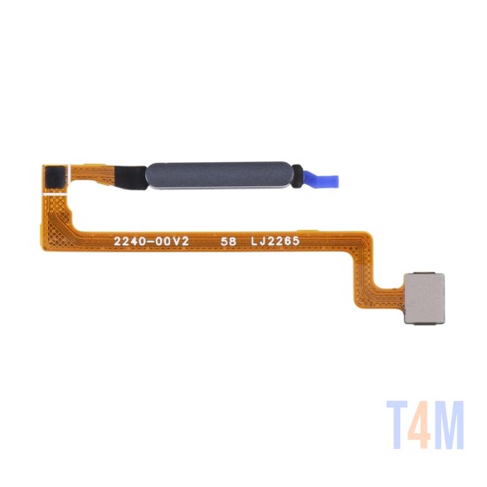 Flex Sensor de Impressão Digital Xiaomi Redmi Note 12 5g Preto Mate