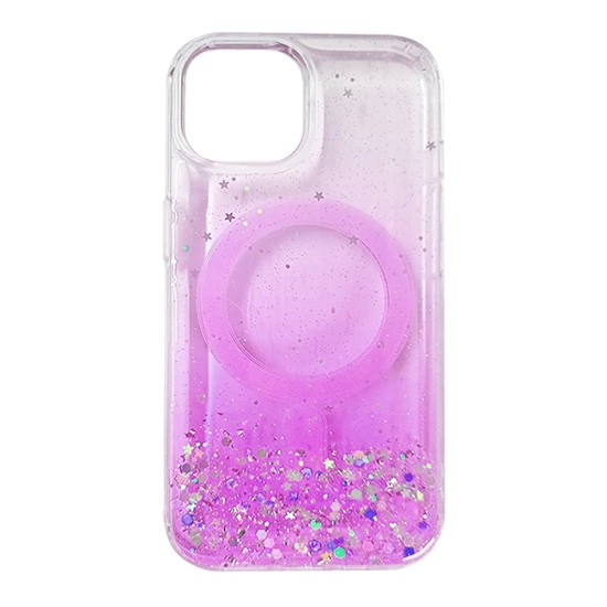 Magnetic Case for Apple iPhone 15 Pink Magnetic Case for Apple iPhone 15 Pink