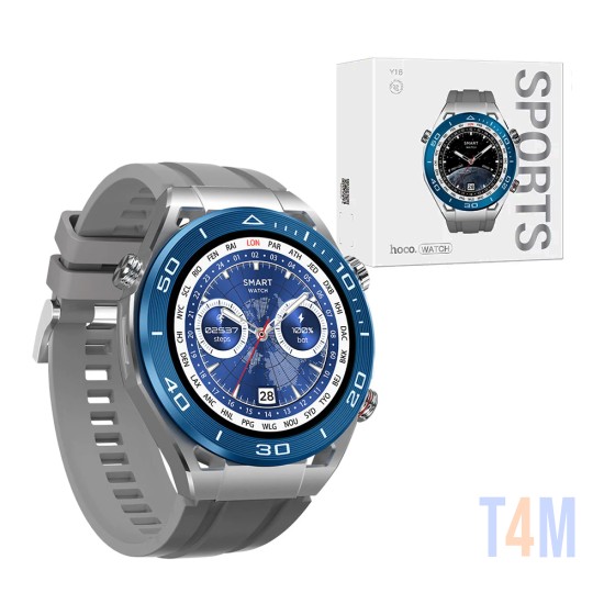 Smartwatch Hoco Y16 Smart 1,39" (versão de chamada) Prata