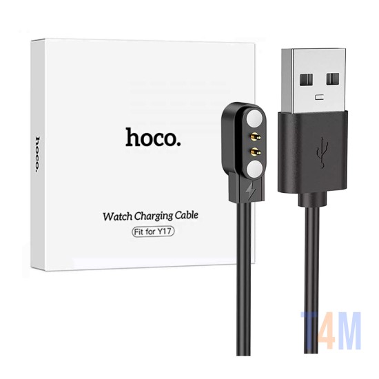Hoco Wireless Charger for Y17 Sports Smartwatch Black