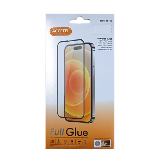 ACCETEL FULL GLUE GLASS PROTECTOR FOR APPLE IPHONE 11 BLACK ACCETEL FULL GLUE GLASS PROTECTOR FOR APPLE IPHONE 11 BLACK