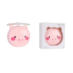 MINI VENTILADOR DE ESPELHO DE MAQUIAGEM DE PORCO PORTÁTIL CARREGADOR USB MINI VENTILADOR DE ESPELHO DE MAQUIAGEM DE PORCO PORTÁTIL CARREGADOR USB