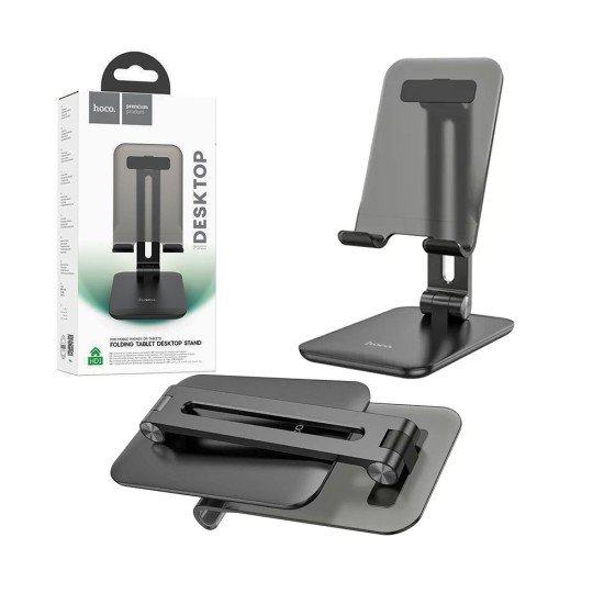 Suporte de Mesa Dobrável Hoco HD1 Admire para Smartphones e Tablets (4,7"-10,5") Preto Suporte de Mesa Dobrável Hoco HD1 Admire para Smartphones e Tablets (4,7"-10,5") Preto
