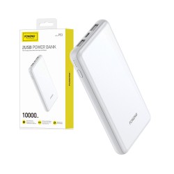 Foneng P53 Power Bank 2 USB 10000mAh 5V/2A White Foneng P53 Power Bank 2 USB 10000mAh 5V/2A White