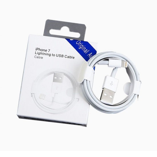 CABO DE DADOS PARA APPLE IPHONE 1M BRANCO CABO DE DADOS PARA APPLE IPHONE 1M BRANCO