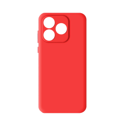 Capa de Silicone Com Moldura De Câmera para Huawei Honor 600 Lite Vermelho