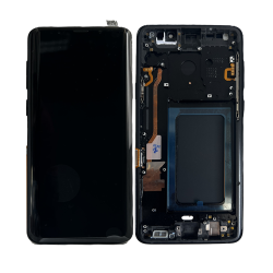 Touch+Display+Frame Samsung Galaxy S9 Plus/G965 (Big Glass) Preto