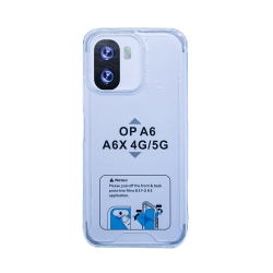 Hard Silicone Case for Oppo A6/A6X Transparent
