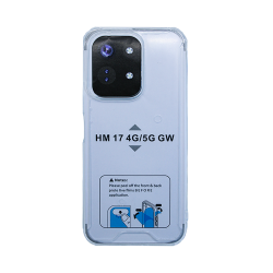 Hard Silicone Case for Xiaomi Redmi 17 Transparent