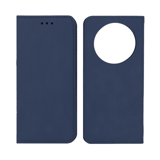 Leather Flip Cover with Internal Pocket for Xiaomi Redmi 17C 4G Blue