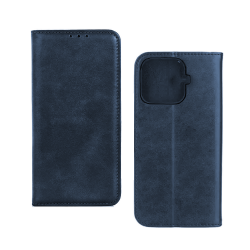 Leather Flip Cover with Internal Pocket for Xiaomi 17T Pro Blue