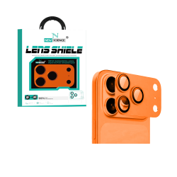 Tempered Glass New Science Camera Lens Protector for Apple iPhone 17 Pro Orange