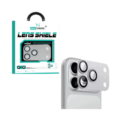 Tempered Glass New Science Camera Lens Protector for Apple iPhone 17 Pro Silver