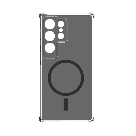 Designer Hard Case with Magnetic Urban Bumper For Samsung Galaxy S26 Ultra Preto