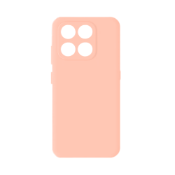 Capa de Silicone Com Moldura De Câmera para Huawei Honor 400 Smart Rosa