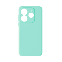 Silicone Case with Camera Shield for Xiaomi Redmi Note 14 4G Coral Green