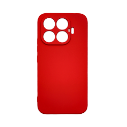 Capa de Silicone com Moldura de Câmera para Xiaomi 17T Vermelho