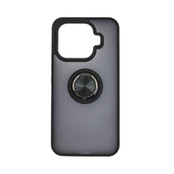 Capa com Anel de Suporte para Xiaomi 17T Preto Fumado